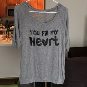 You Fill My Heart blouse
